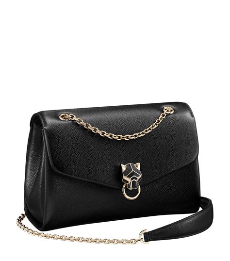 cartier black panther bag